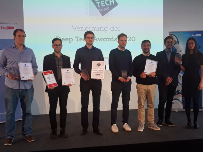 Die Gewinner des Deep Tech Awards 2020, Foto: Matthias Salm